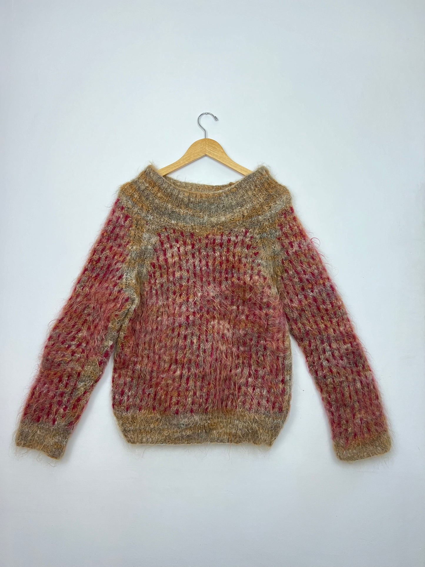 Hand-Knit Mohair Sweater