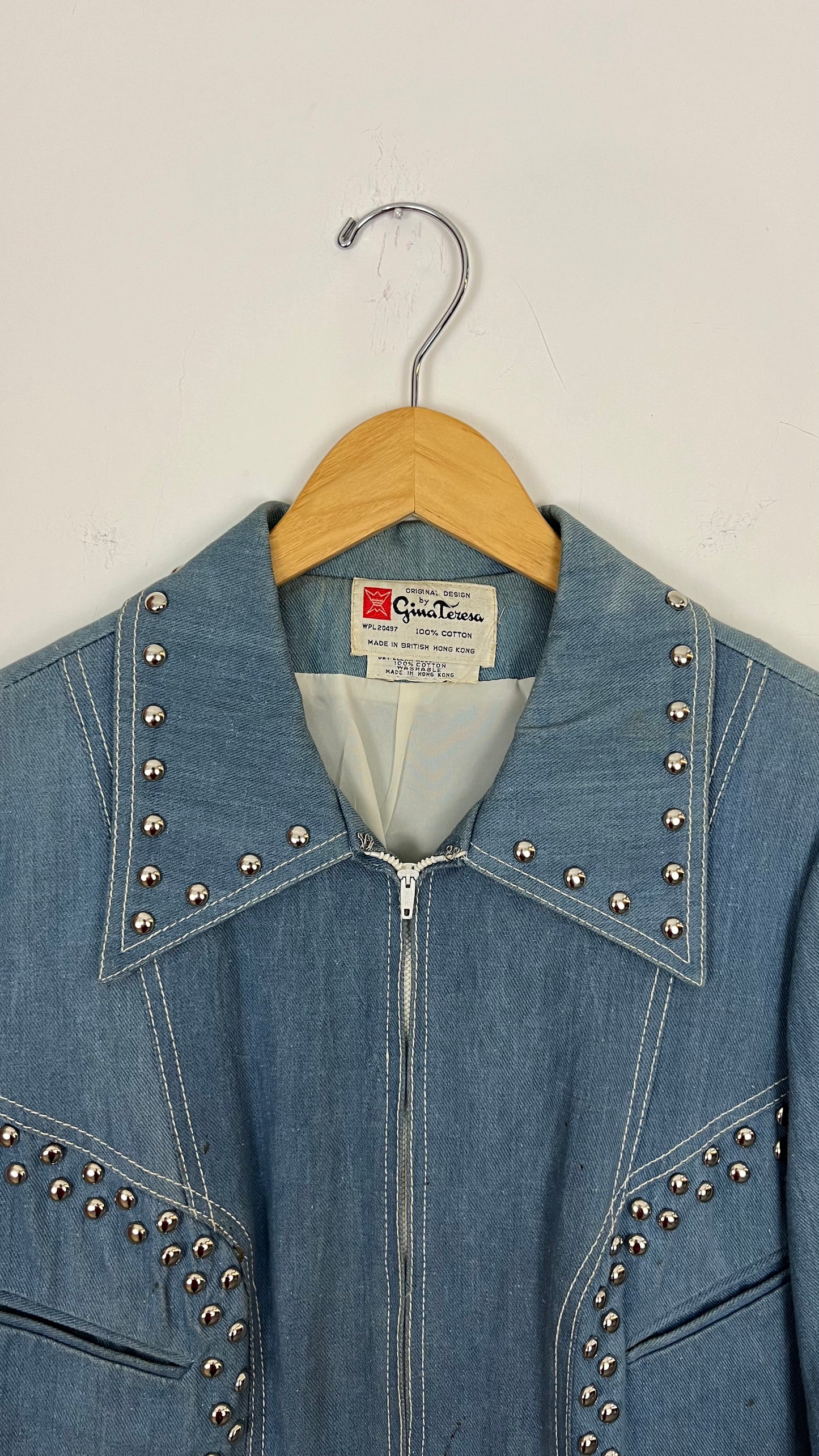 1970's Studded Denim Jacket